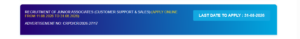 Official Notification at SBI's Careers Portal