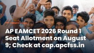 AP EAMCET 2026 Round 1 Seat Allotment on August 9; Check at cap.apcfss.in