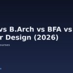 B.Des vs B.Arch vs BFA vs B.Sc Interior Design (2026): Which is Better?