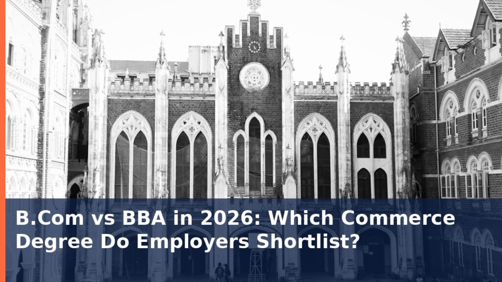 B.Com vs BBA in 2026: Which Commerce Degree Do Employers Shortlist?