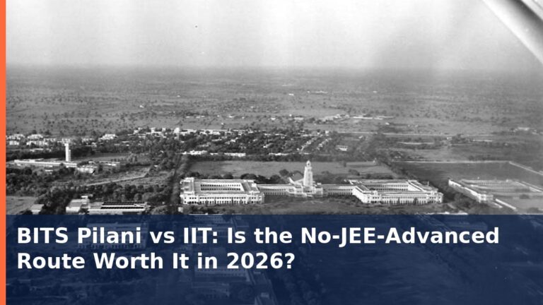 BITS Pilani vs IIT: Is the No-JEE-Advanced Route Worth It in 2026?