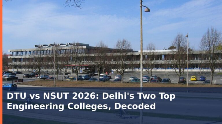 DTU vs NSUT 2026: Delhi’s Two Top Engineering Colleges, Decoded