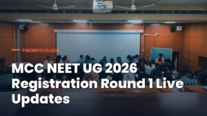 MCC NEET UG 2026 Registration Round 1