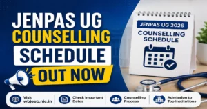JENPAS UG 2026 Counselling Schedule Released at wbjeeb.nic.in: Check Dates, How to Register & More