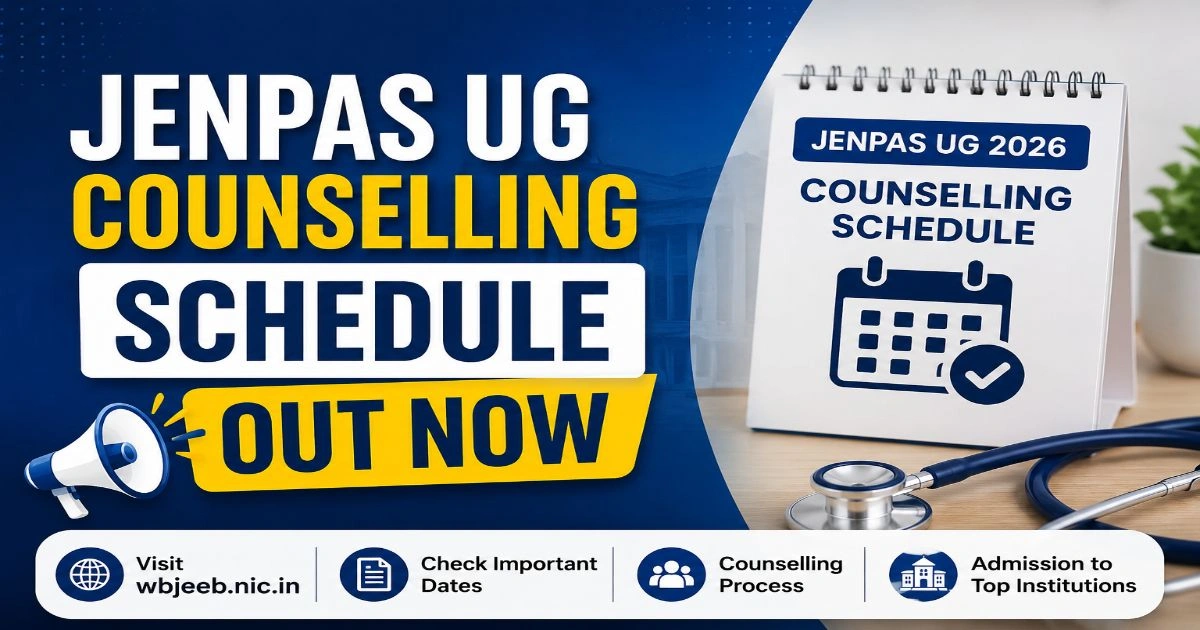 JENPAS UG Counselling Schedule Out Now