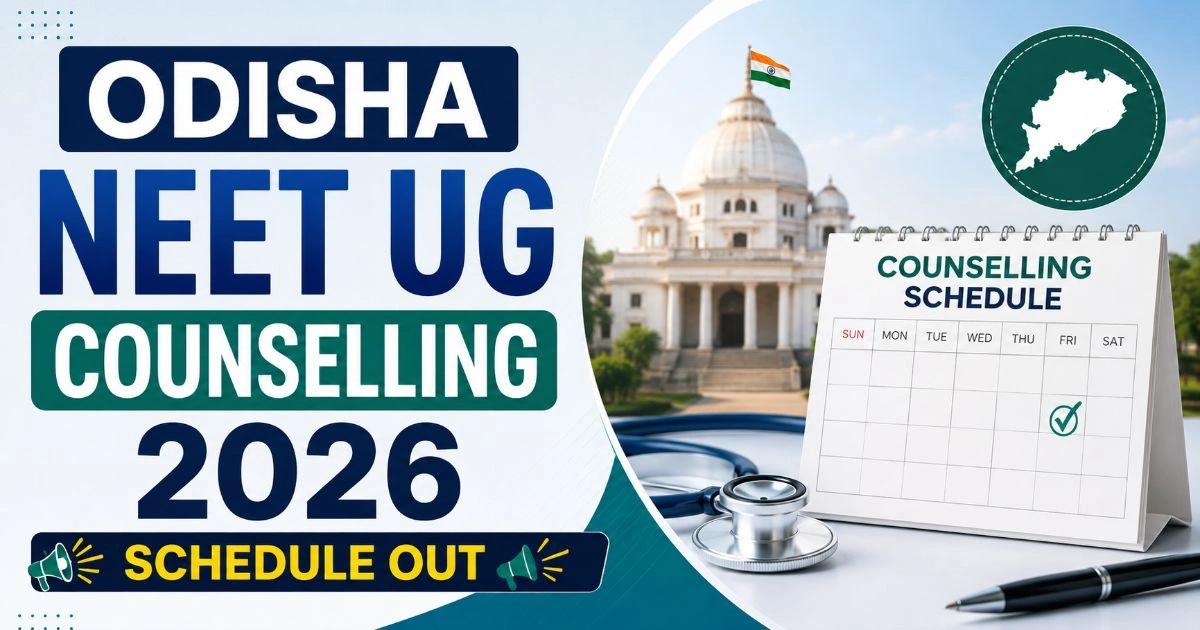 Odisha NEET UG Counselling 2026 Begin
