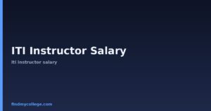 ITI Instructor Salary: Eligibility, Fees, Syllabus & Salary 2026