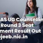 JENPAS UG Counselling 2026 Round 3 Seat Allotment Result Out @wbjeeb.nic.in