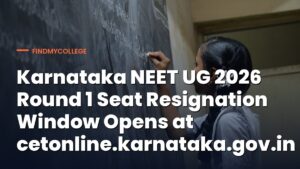 Karnataka NEET UG 2026 Round 1 Seat Resignation Window Opens: Check Closing Dates, How to Surrender Seat & More