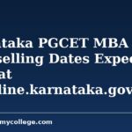 Karnataka PGCET MBA 2026 Counselling Dates Expected Soon at cetonline.karnataka.gov.in