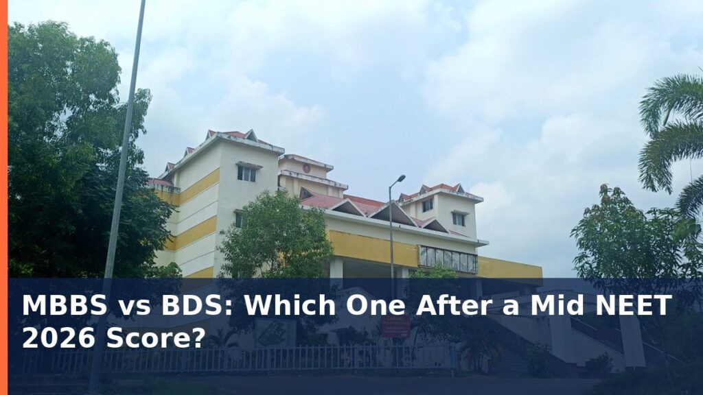 MBBS vs BDS: Which One After a Mid NEET 2026 Score?