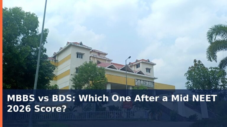 MBBS vs BDS: Which One After a Mid NEET 2026 Score?
