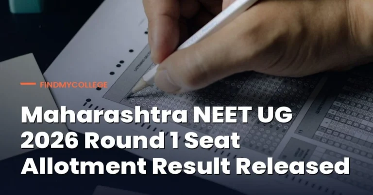 Maharashtra NEET UG Round 1 Seat Allotment Out