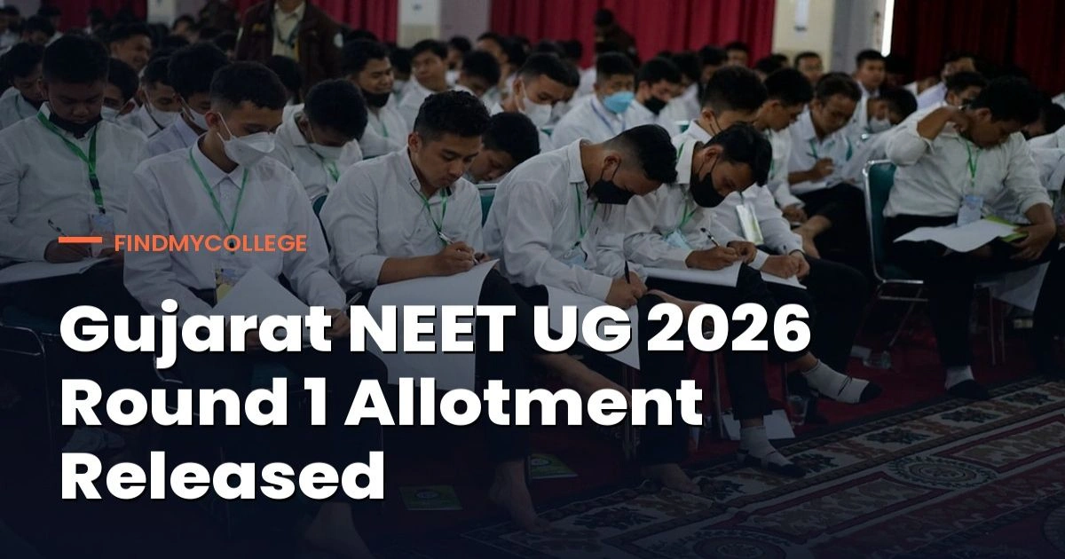 Gujarat NEET UG 2026 Round 1 Allotment Released
