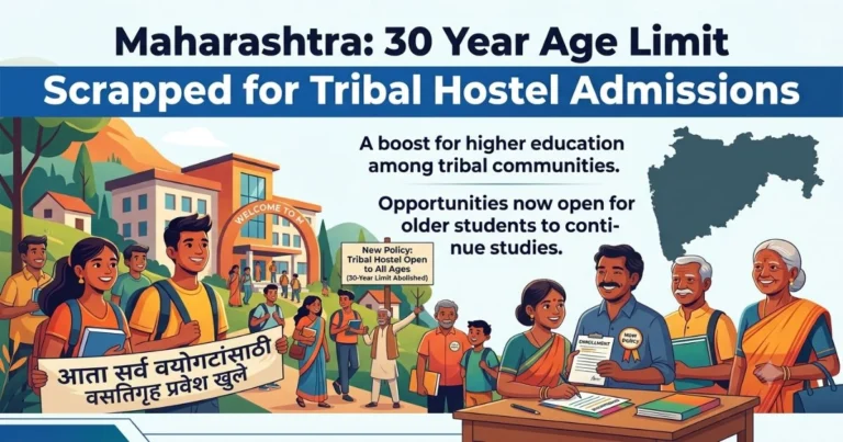 Maharashtra Scraps 30-Year Age Limit for Tribal Hostel Admissions
