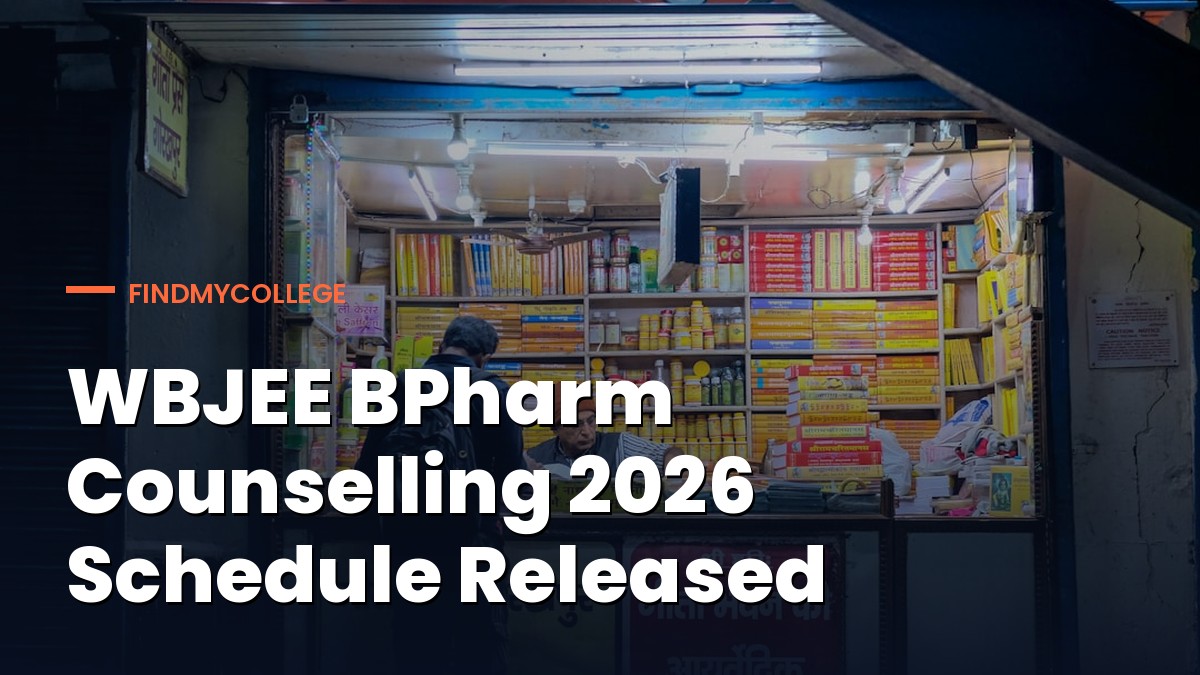 WBJEE BPharm Counselling 2026 Schedule Released