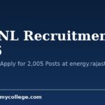RVUNL Recruitment 2026 Last Day to Apply for 2,005 Posts Today (31st August): Check How to Apply & Other Updates