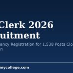 SBI Clerk 2026 Recruitment: Backlog Vacancy Registration for 1,538 Posts Closes Today at sbi.bank.in