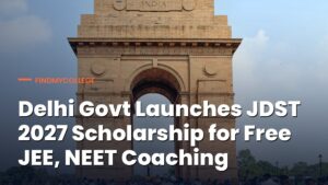 Delhi Govt Launches JDST 2027 Scholarship for Free JEE, NEET Coaching