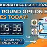 Karnataka PGCET 2026 First Round Option Entry Closes Today, September 15, at kea.kar.nic.in