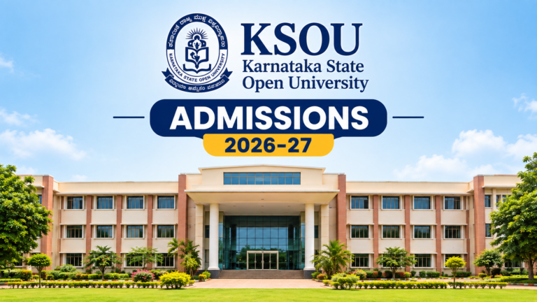 KSOU Online Degree Admissions 2026-27: Apply Now