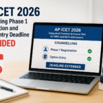 AP ICET 2026 Counselling Phase 1 Registration and Option Entry Deadline Extended; Check Revised Schedule at cap.apcfss.in
