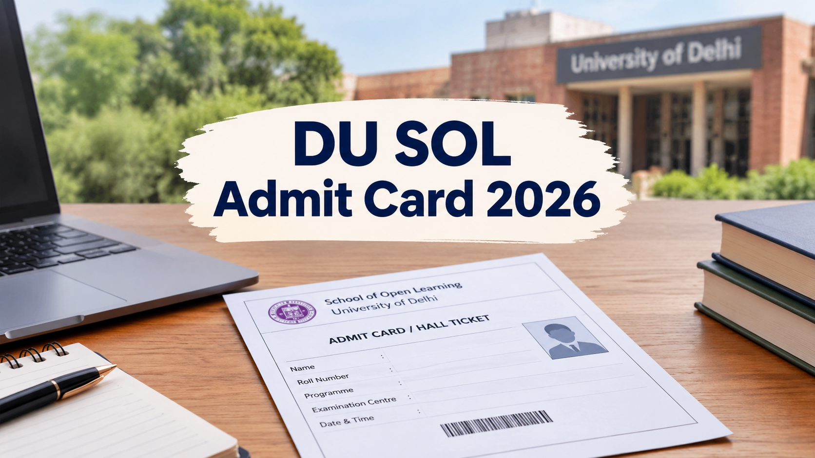 DU Sol Admit Card 2026