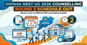Odisha NEET UG 2026 Round 2 Counselling Registrations from September 7: Full Schedule, How to Apply & More