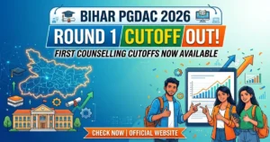 Bihar PGDAC 2026 Round 1 Cutoff Out: How to Check & Other Details