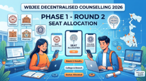 WBJEE Decentralised Counselling 2026 Phase 1 Round 2 Seat Allocation