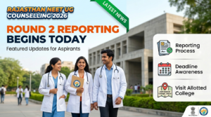 Rajasthan NEET UG Counselling 2026 Round 2 Reporting Begins Today