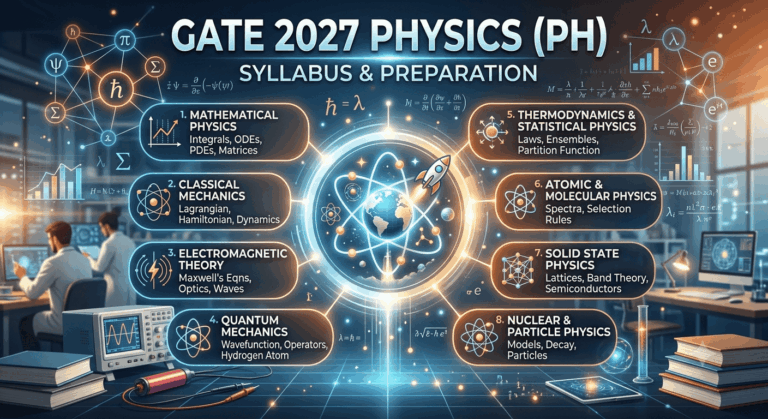 GATE 2027 Physics Syllabus Out: Subject-Wise Weightage, Important Topics, Books