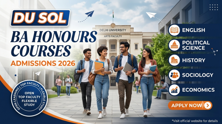 DU SOL BA Honours Courses 2026