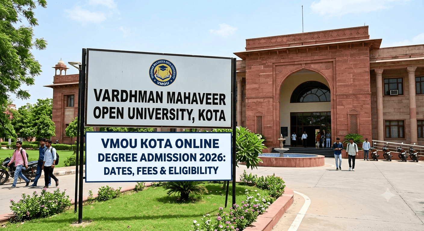VMOU Kota Online Degree Admission 2026: Dates, Fees & Eligibility