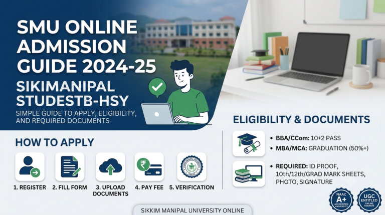 Sikkim Manipal University Online Degree: NAAC A+ | Admissions Open
