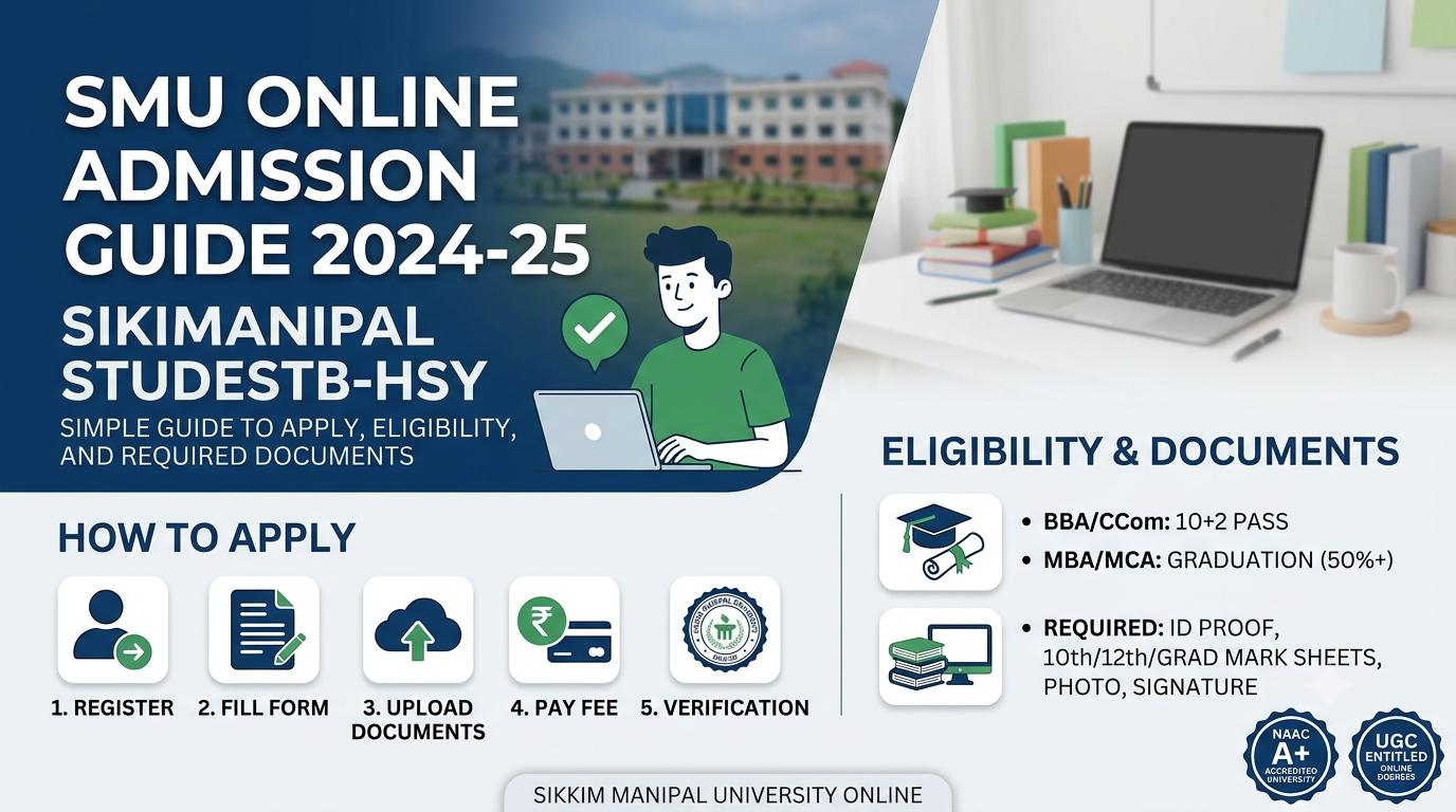 Sikkim Manipal University Online Degree: NAAC A+ | Admissions Open
