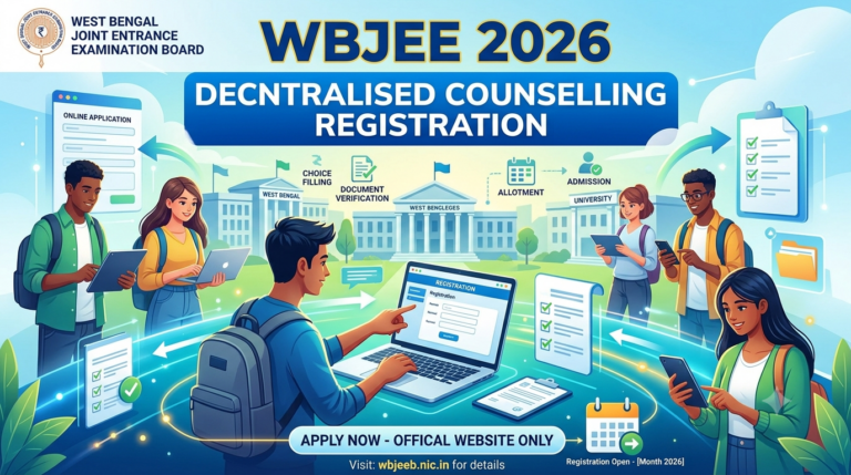 WBJEE 2026 Decentralised Counselling Registration