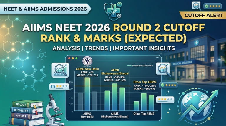 AIIMS NEET 2026 Round 2 Cutoff Out: Check Category-Wise Closing Ranks at neet.nta.nic.in