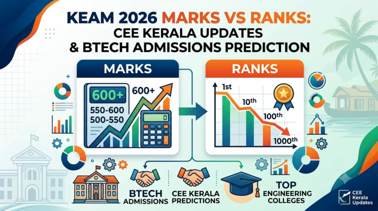 KEAM 2026 Marks vs Ranks: CEE Kerala Updates Prediction for BTech Admissions