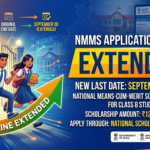 NMMS Application 2026-27 Extended: Apply by September 31 on NSP for ₹12,000 Scholarship