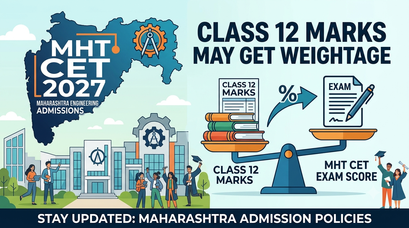 MHT CET 2027: Class 12 Marks May Get Weightage in Maharashtra Engineering Admissions