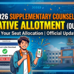 TNEA 2026 Supplementary Counselling Tentative Allotment (Out) LIVE: Result Link @ suppl.tneaonline.org