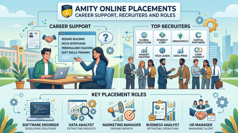 Amity Online Placements: Career Support, Recruiters and Roles