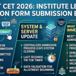 MHT CET 2026 Institute Level Option Form Submission Ends at fe2026.mahacet.org