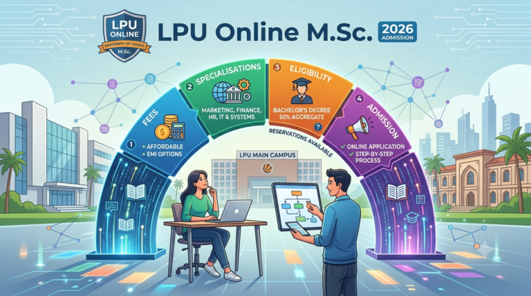 LPU Online M.Sc: Fees, Specialisations, Eligibility & Admission 2026