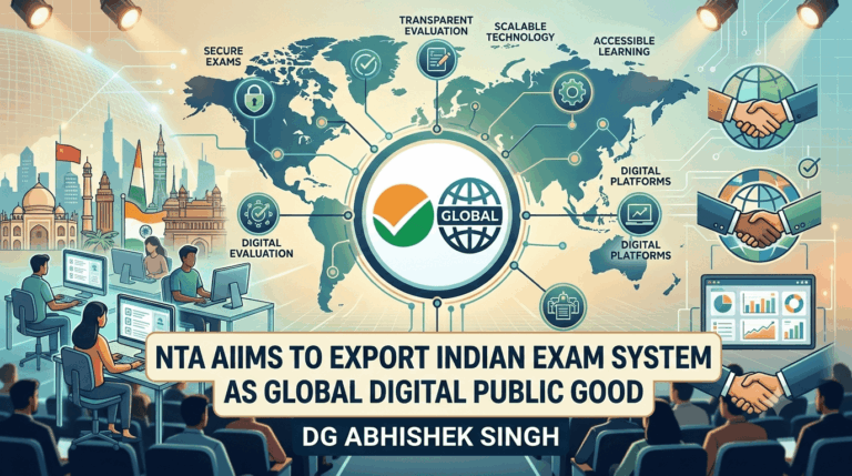 NTA Aims to Export Indian Exam System as Global Digital Public Good: DG Abhishek Singh