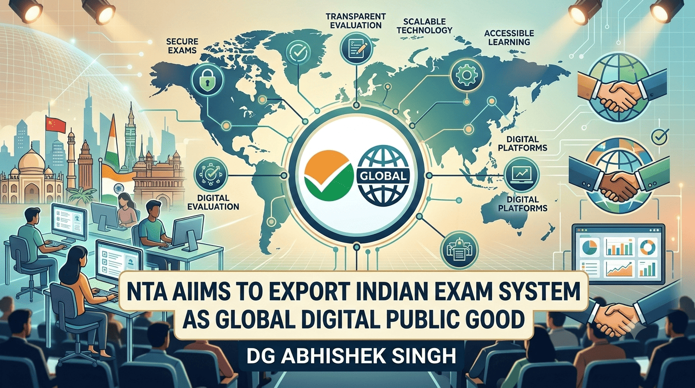 NTA Aims to Export Indian Exam System as Global Digital Public Good: DG Abhishek Singh