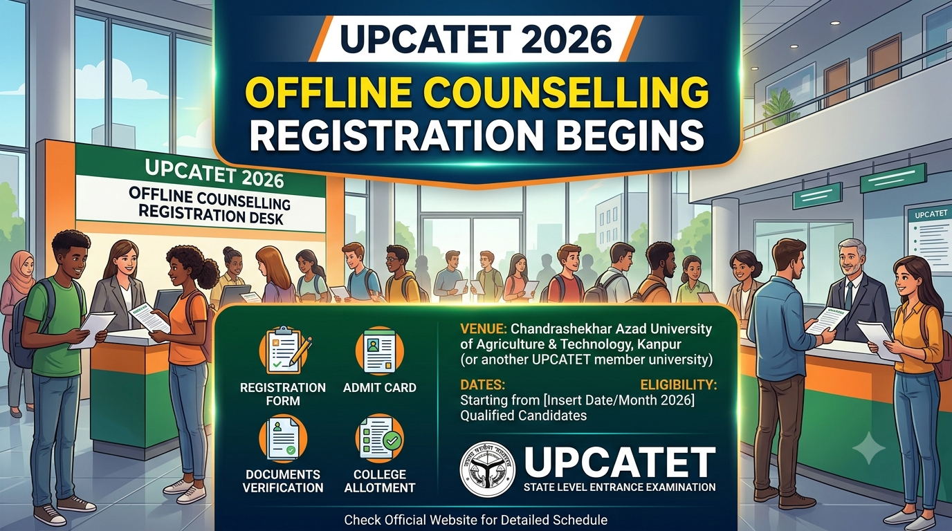 UPCATET 2026 Offline Counselling Registration Begins