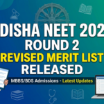 Odisha NEET 2026 Round 2 Revised Merit List Released at ojee.nic.in
