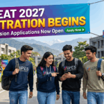 UPESEAT 2027 Registration Begins; BTech Admission Applications Open at upes.ac.in